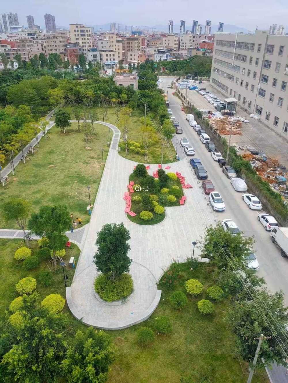 专业的服务,园区绿化