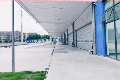 单层高标库，外置卸货平台