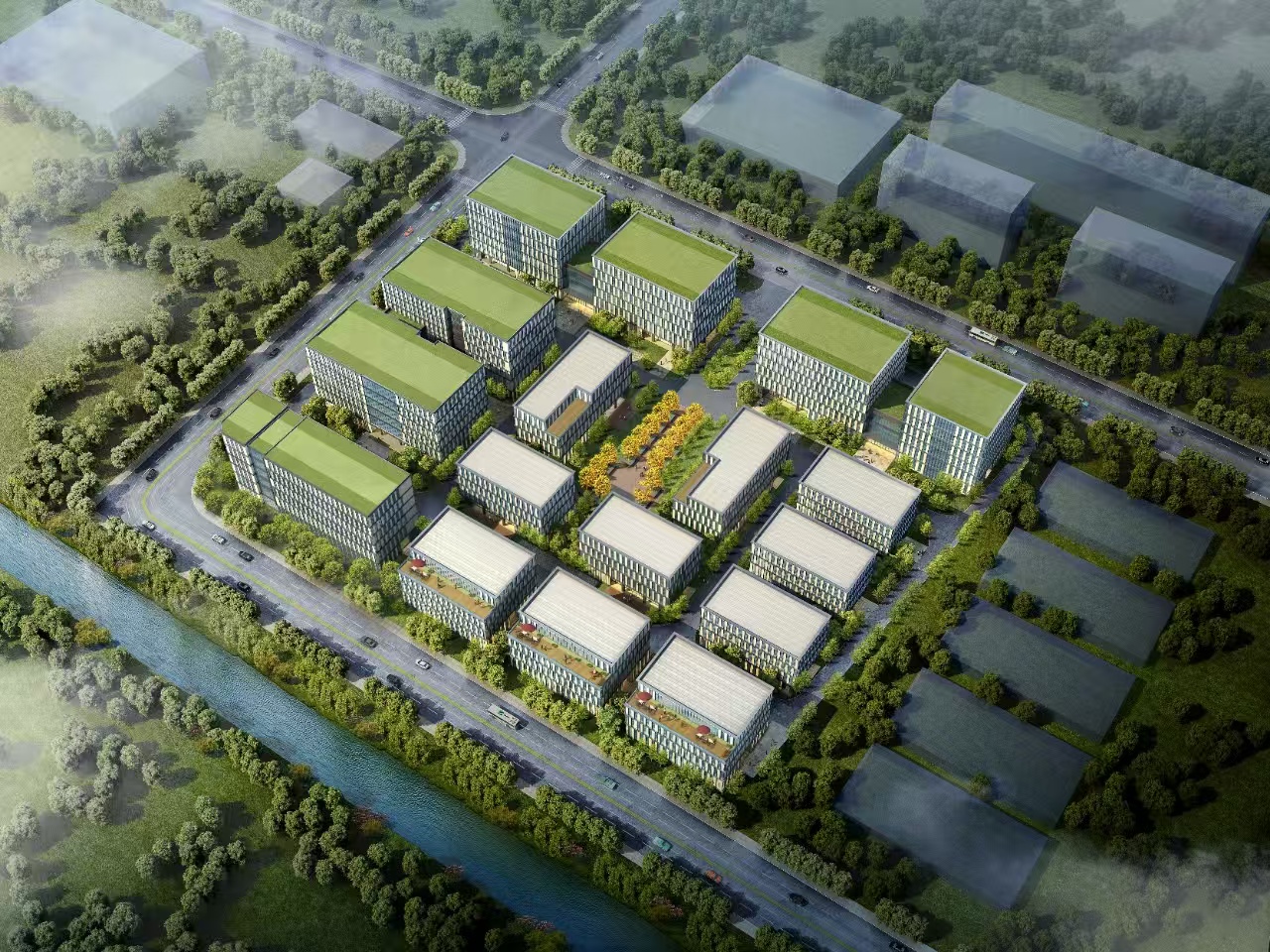 独栋，多层，新建厂房，精装修交付